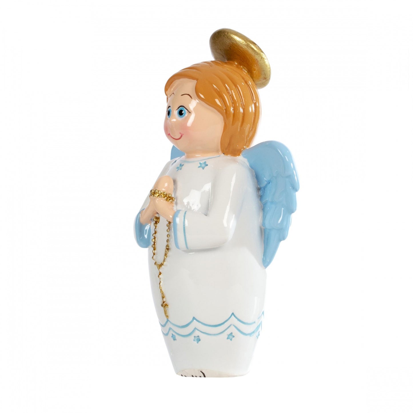 Imagem Anjo Menino - Branco com azul