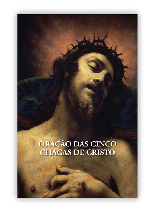 Pagela Oração das Cinco Chagas de Cristo - 10 un.