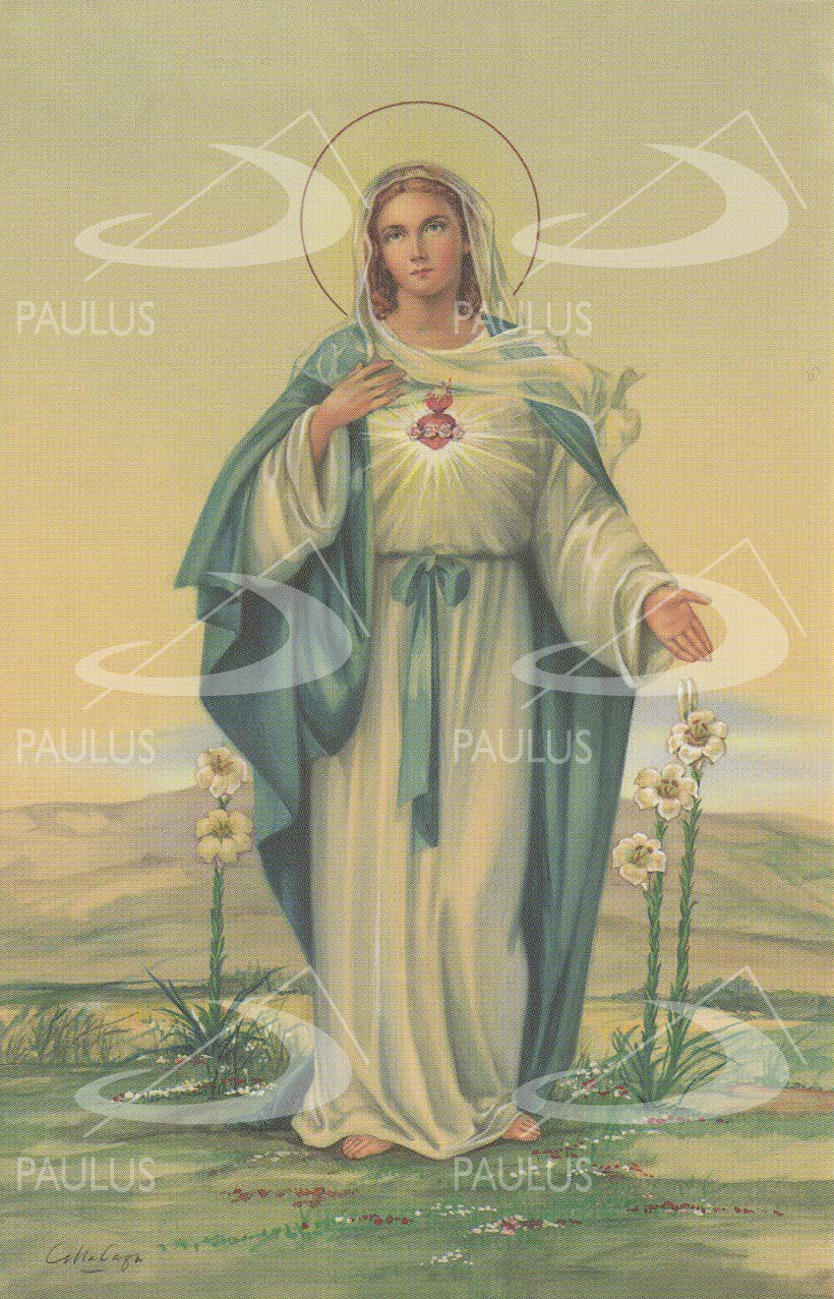 Pagela Imaculado Coração de Maria - 25 un.