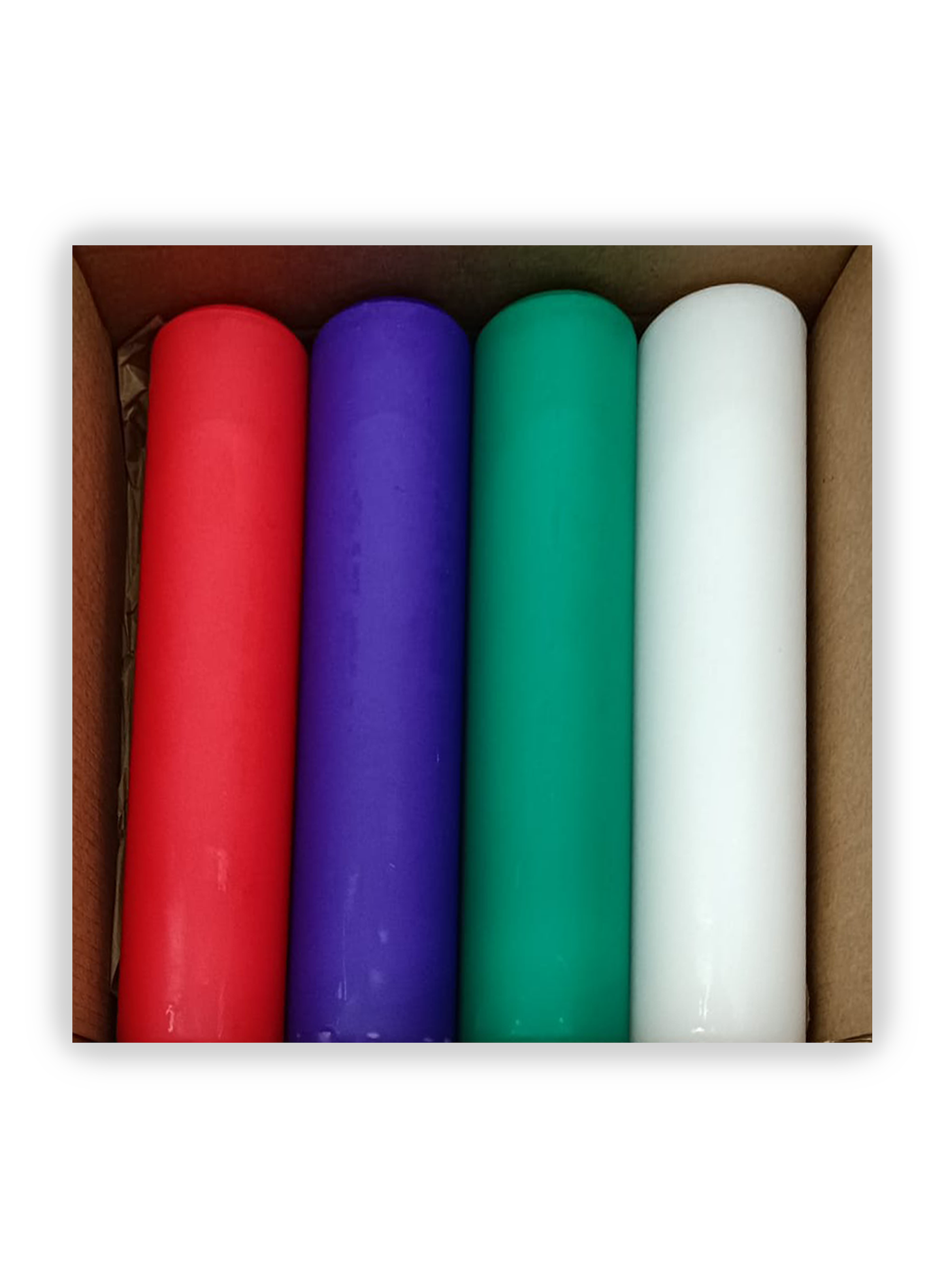 Conjunto de velas para o Advento - Duas opções de cores