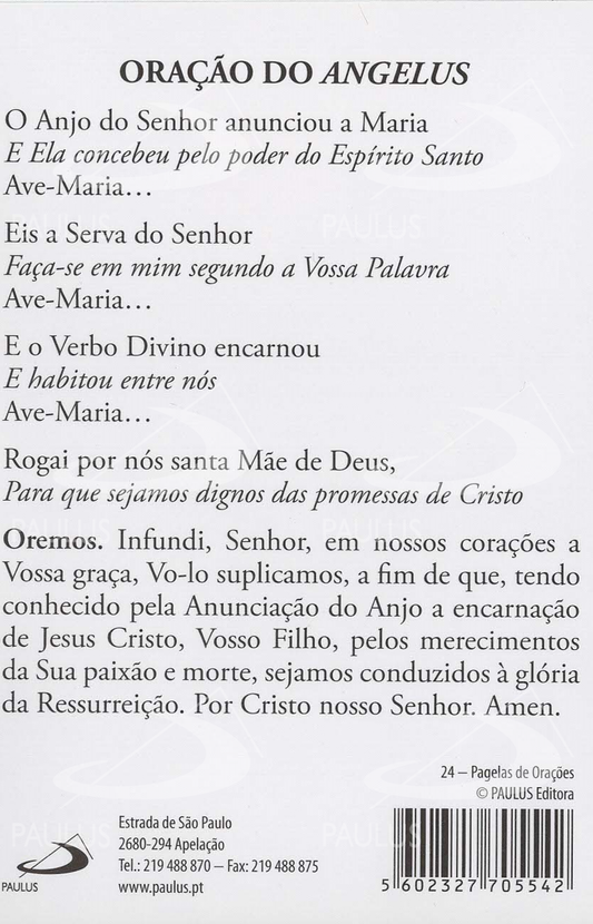 Pagela Oração do Angelus - 25 un.