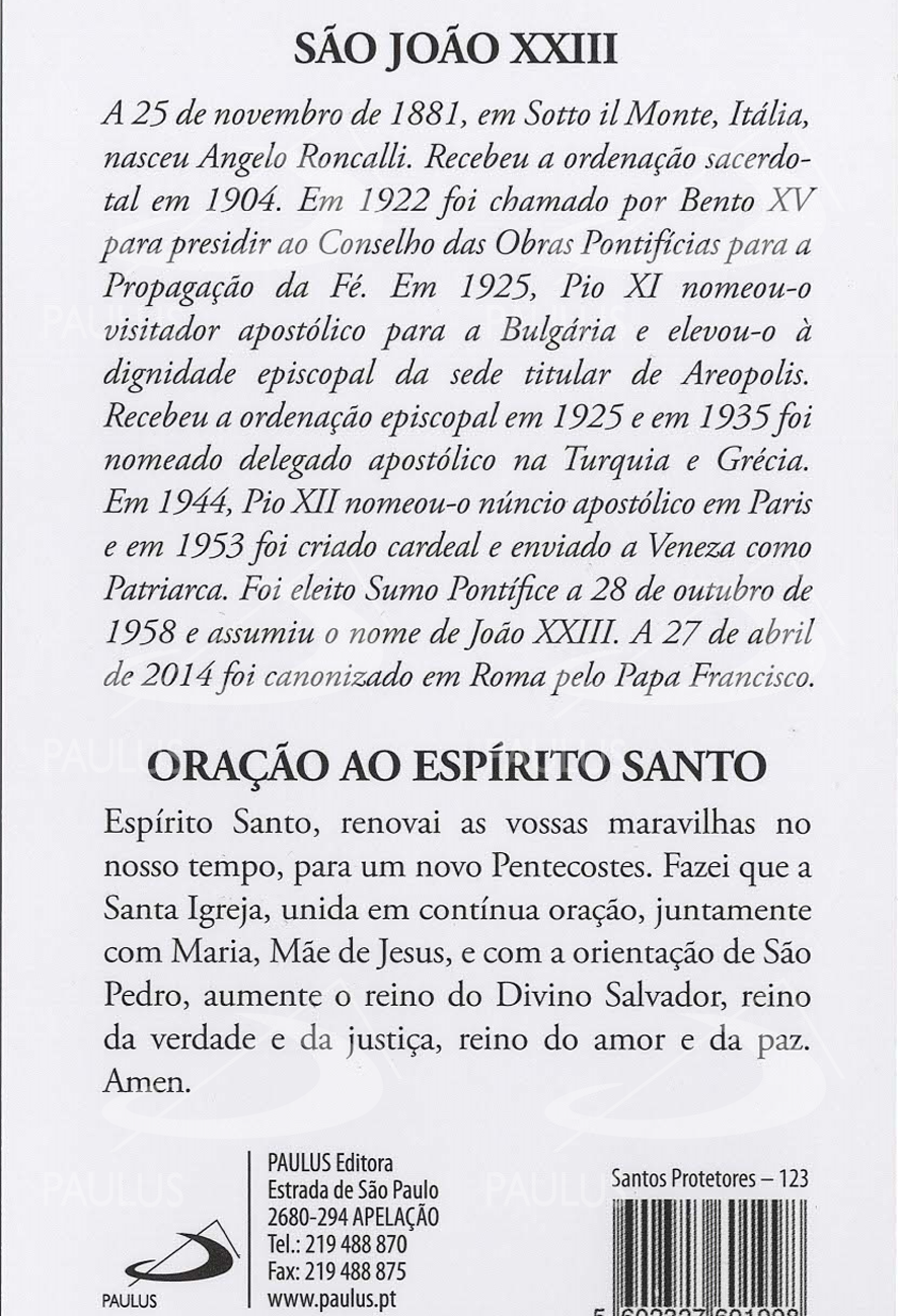 Pagela São João XXIII - 25 un.