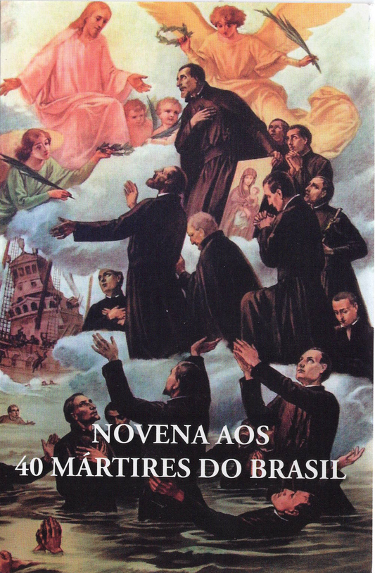 Novena aos 40 mártires do Brasil - 10 un.